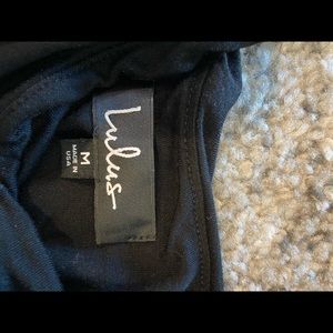 LULUS BLACK MAXI DRESS